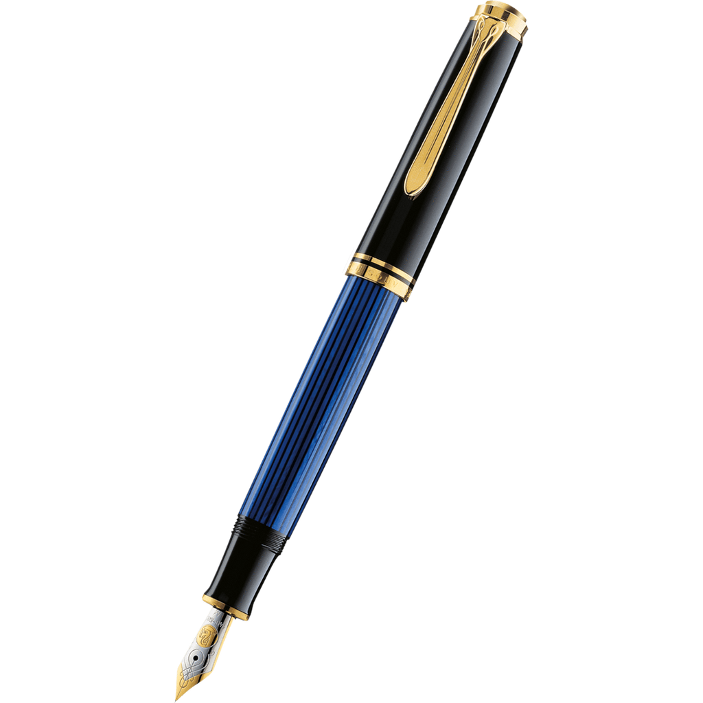 Pelikan Souveran Fountain Pen - M800 Black/Blue-Pen Boutique Ltd