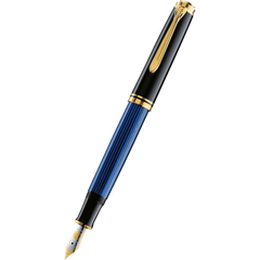 Pelikan Souveran Fountain Pen - M800 Black/Blue-Pen Boutique Ltd