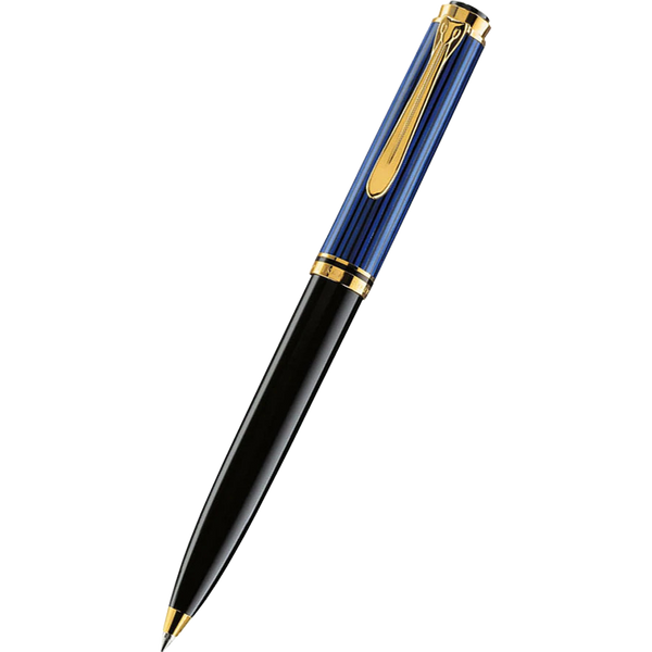 Pelikan Souveran Ballpoint Pen - K800 Black/Blue-Pen Boutique Ltd