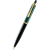Pelikan Souveran Pencil - D400 Black/Green-Pen Boutique Ltd