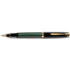 Pelikan Souveran Rollerball Pen - R400 Black/Green-Pen Boutique Ltd