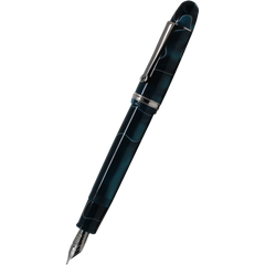 Penlux Masterpiece Grande Fountain Pen - Blue Swirl-Pen Boutique Ltd