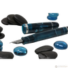 Penlux Masterpiece Grande Fountain Pen - Blue Swirl-Pen Boutique Ltd