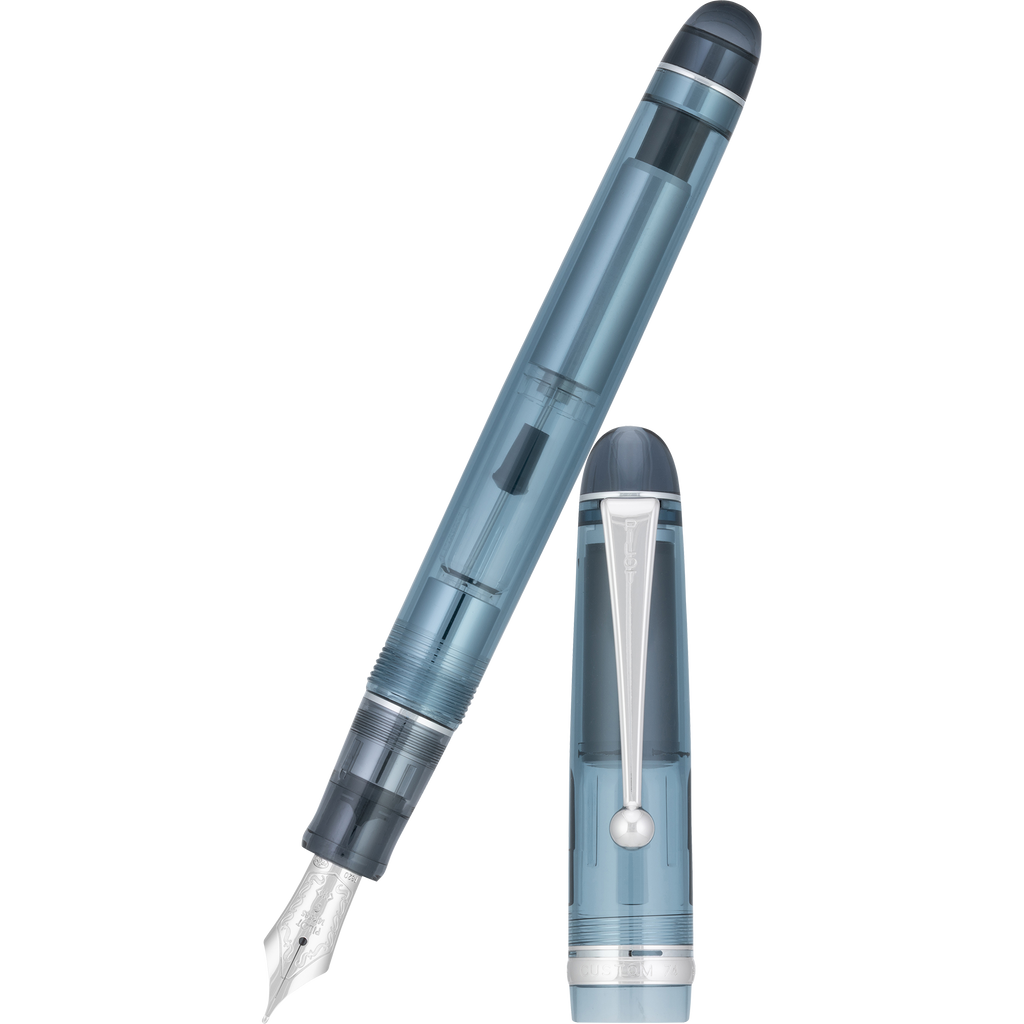 Pilot Custom 74 Fountain Pen - Blue Stone-Pen Boutique Ltd