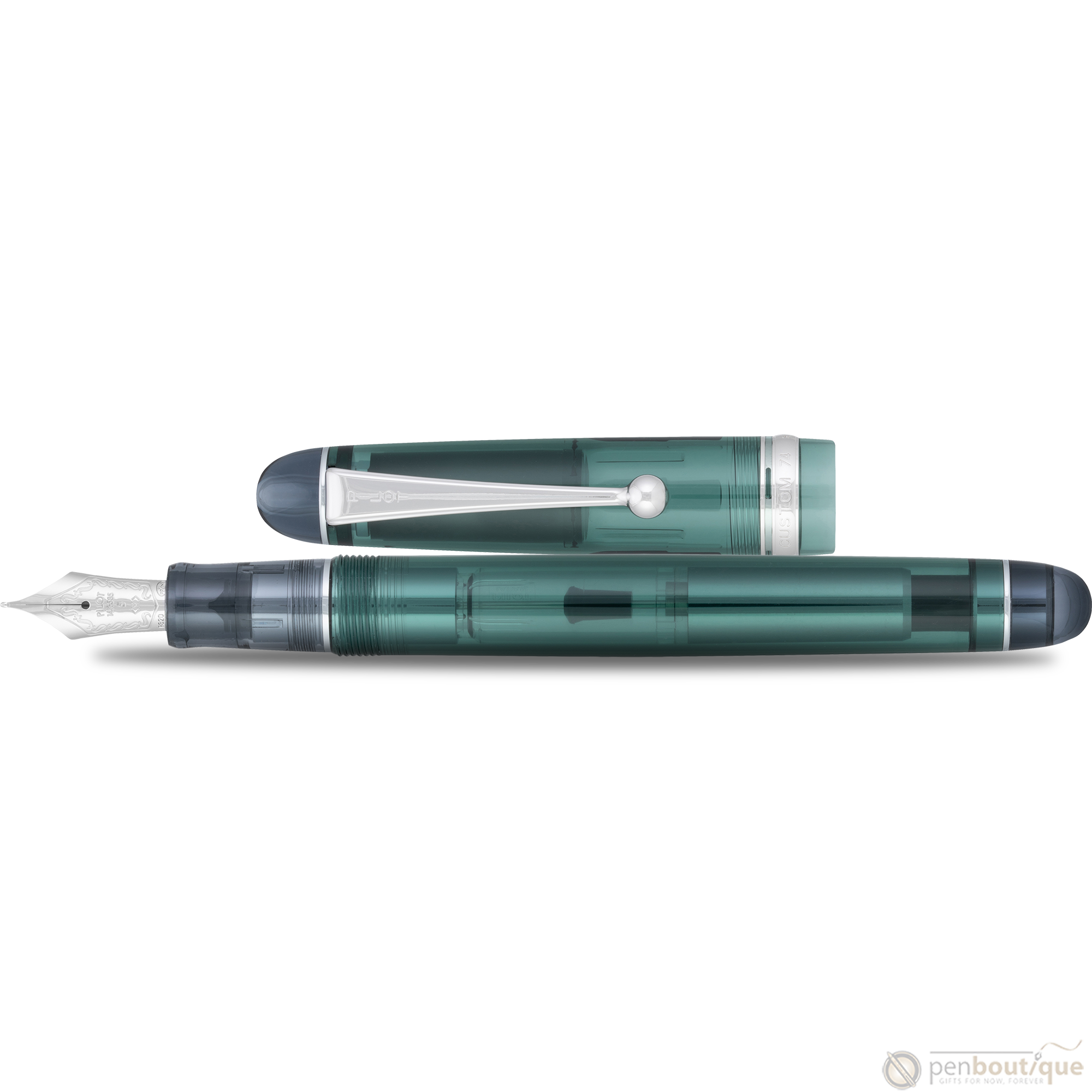 Pilot Custom 74 Fountain Pen - Forest Green-Pen Boutique Ltd