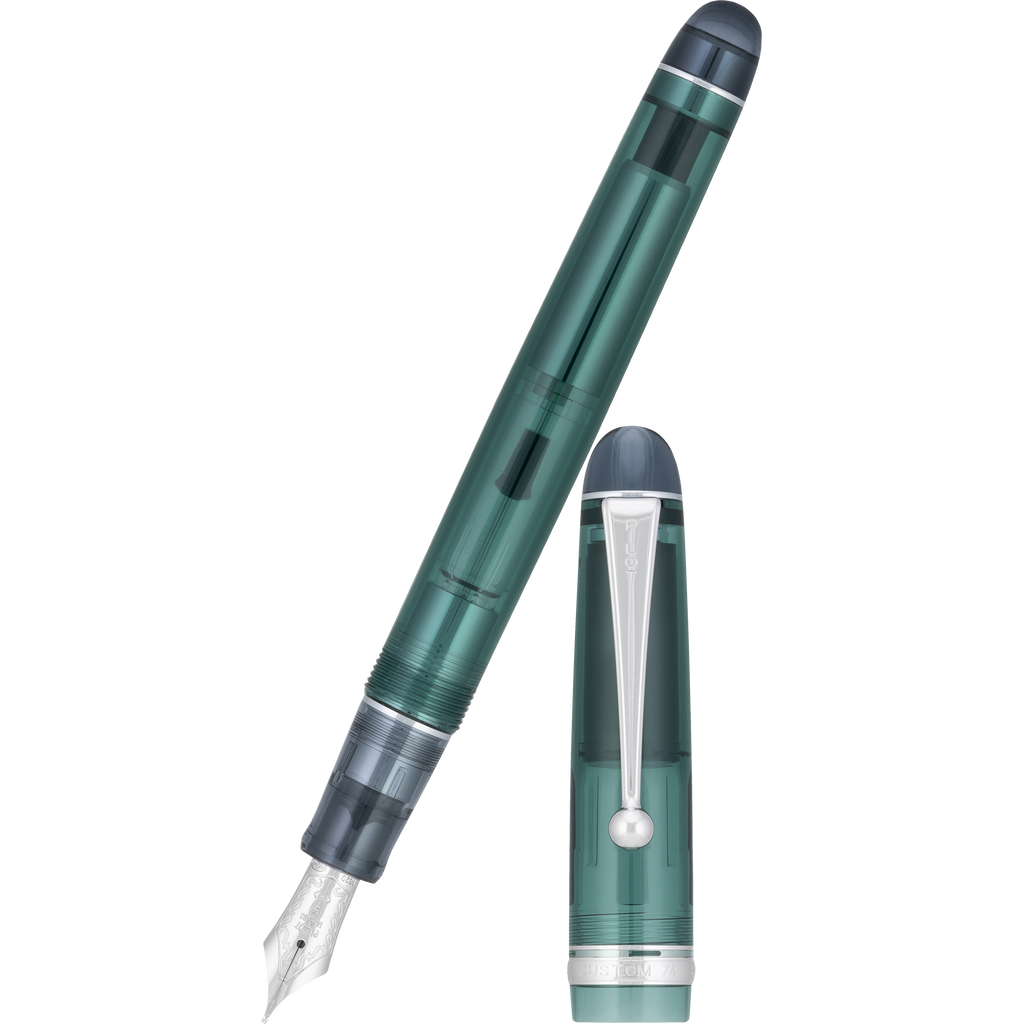 Pilot Custom 74 Fountain Pen - Forest Green-Pen Boutique Ltd