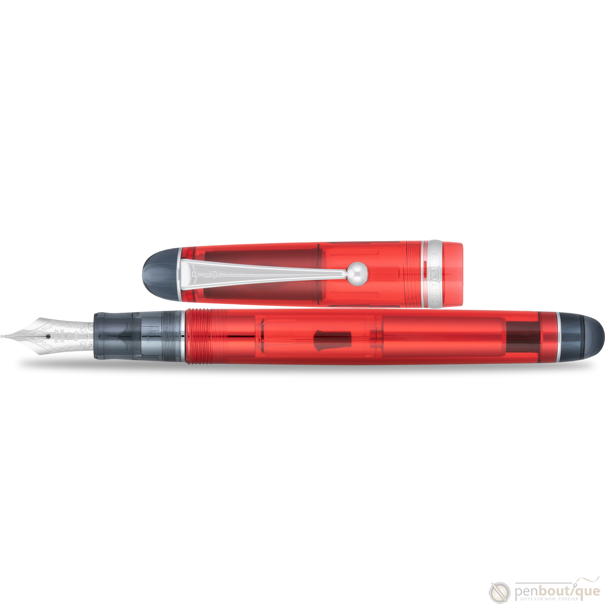 Pilot Custom 74 Fountain Pen - Grenadine-Pen Boutique Ltd