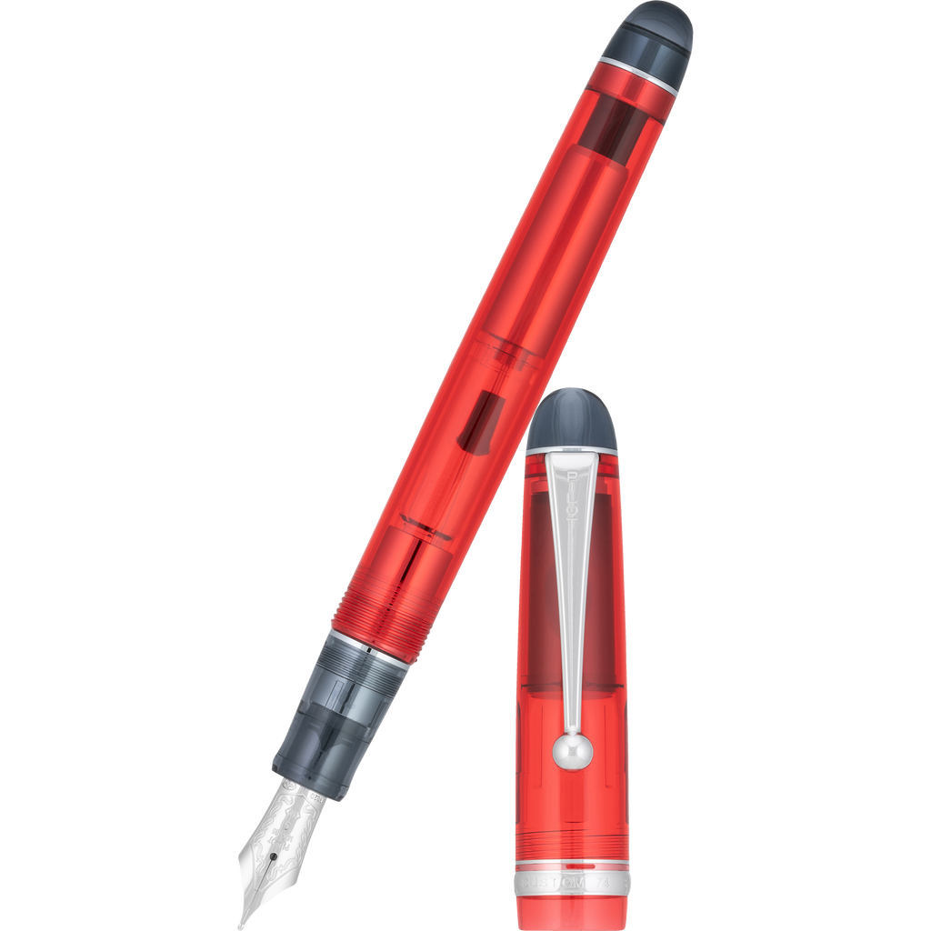 Pilot Custom 74 Fountain Pen - Grenadine-Pen Boutique Ltd