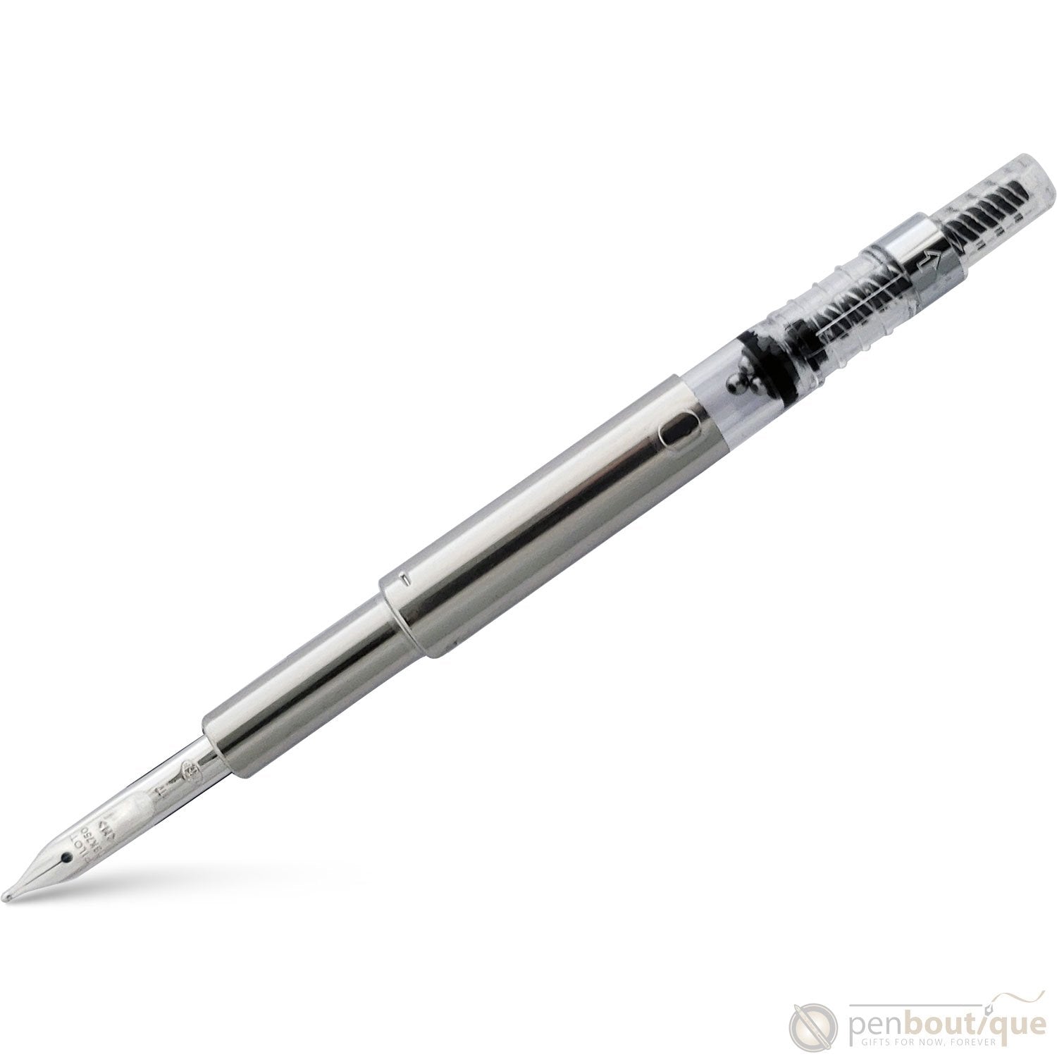 Pilot Vanishing Point Converter with Nib - Rhodium-Pen Boutique Ltd