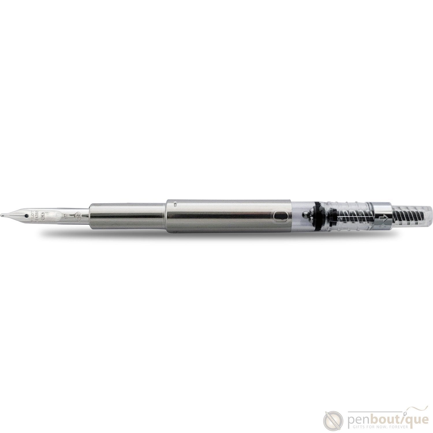 Pilot Vanishing Point Converter with Nib - Rhodium-Pen Boutique Ltd