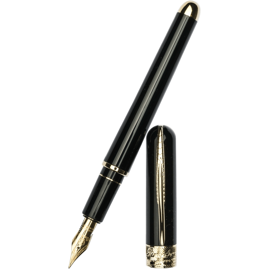 Pineider Avatar UR Fountain Pen - Graphene Black (Deluxe)-Pen Boutique Ltd