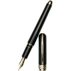 Pineider Avatar UR Fountain Pen - Graphene Black (Deluxe)-Pen Boutique Ltd