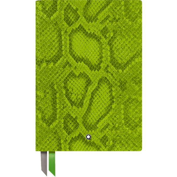 Montblanc Notebook - #146 Python Print Green - Lined-Pen Boutique Ltd