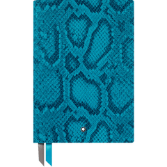 Montblanc Notebook - #146 Python Print Hawaiian Blue - Lined-Pen Boutique Ltd