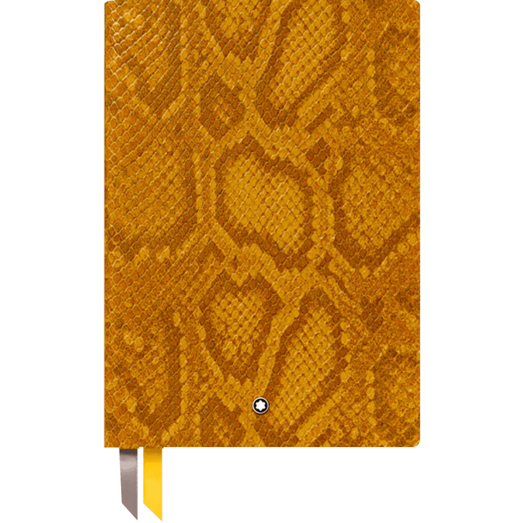 Montblanc Notebook - #146 Python Print Saffron - Lined-Pen Boutique Ltd