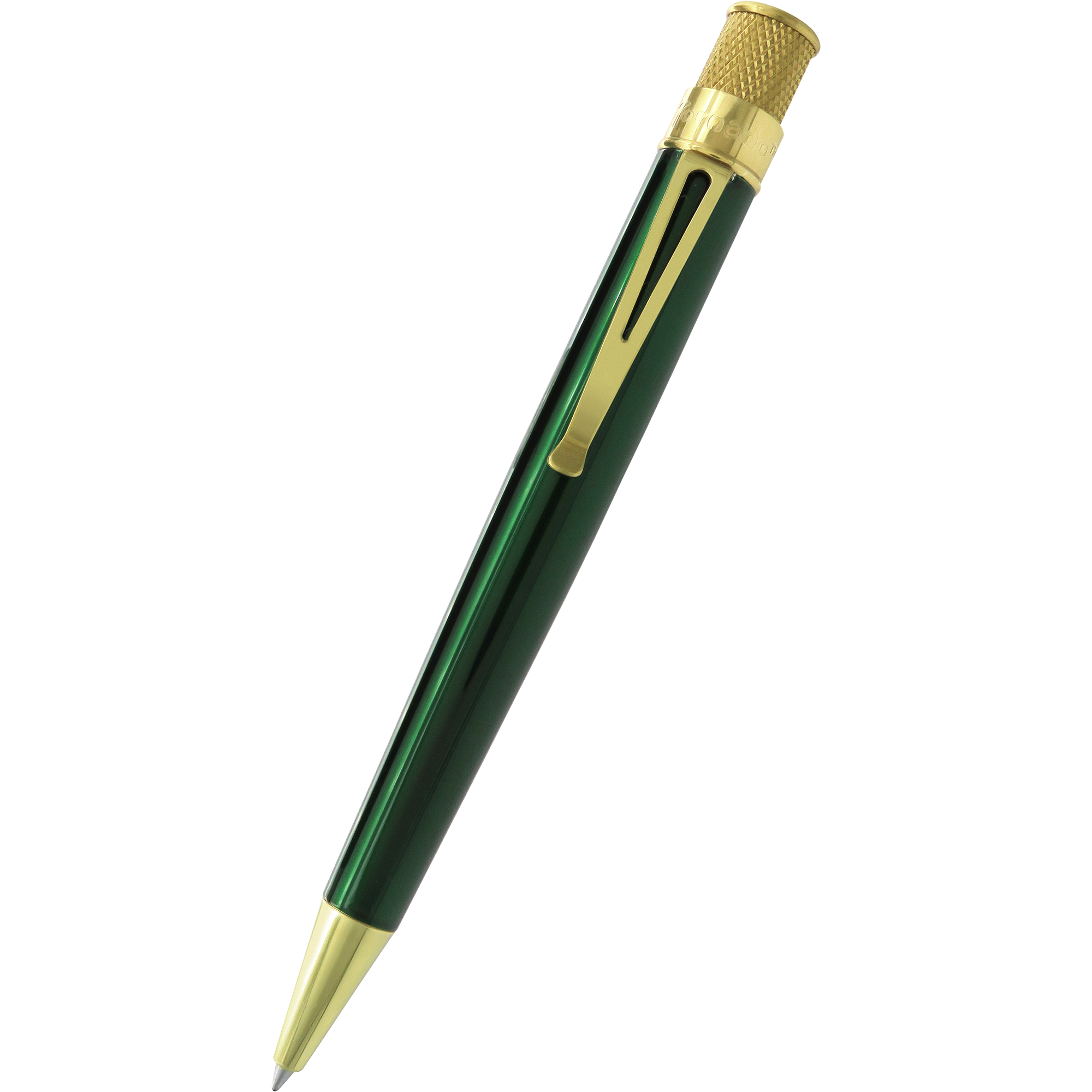 Retro 51 Tornado Classic Lacquer Rollerball Pen - Brass Trim-Pen Boutique Ltd
