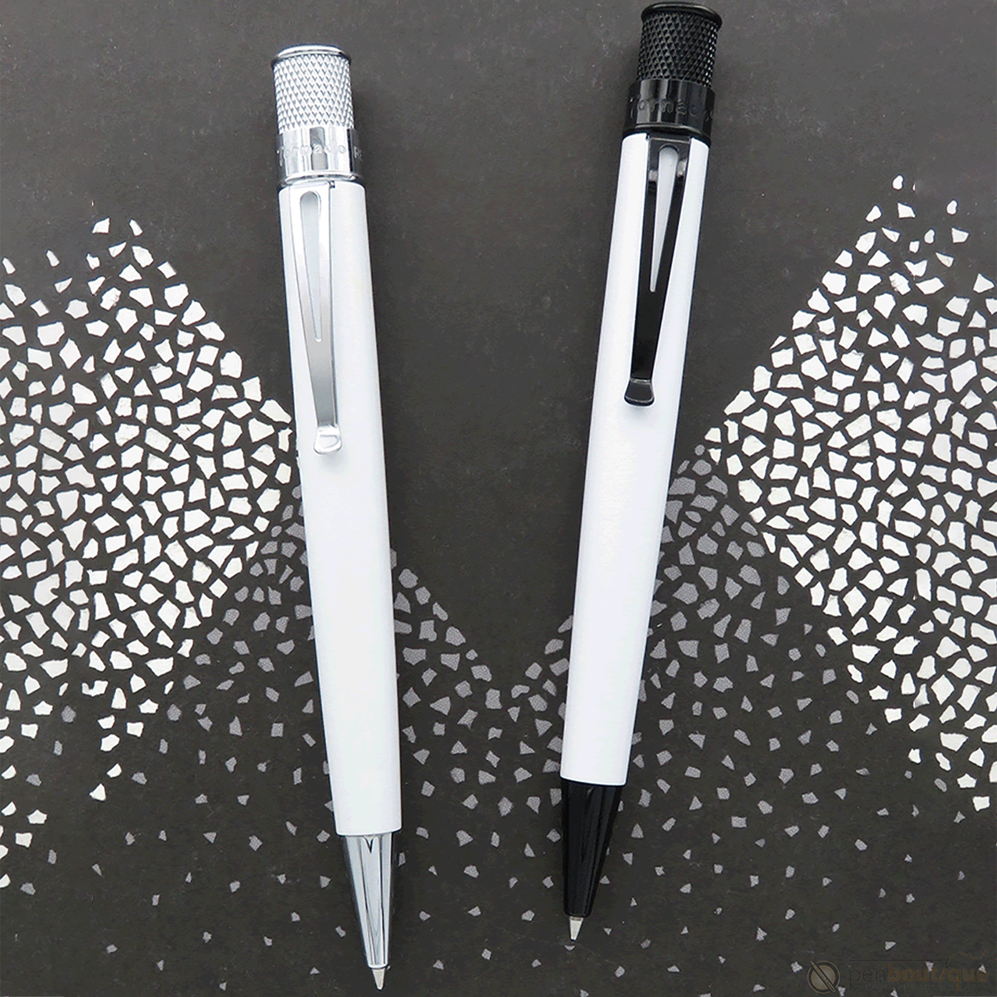 Retro51 Tornado Classic Lacquer White Glow In the Dark Rollerball