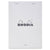 Rhodia Ice Staplebound Notepad-Lined 6" X 8-1/4"