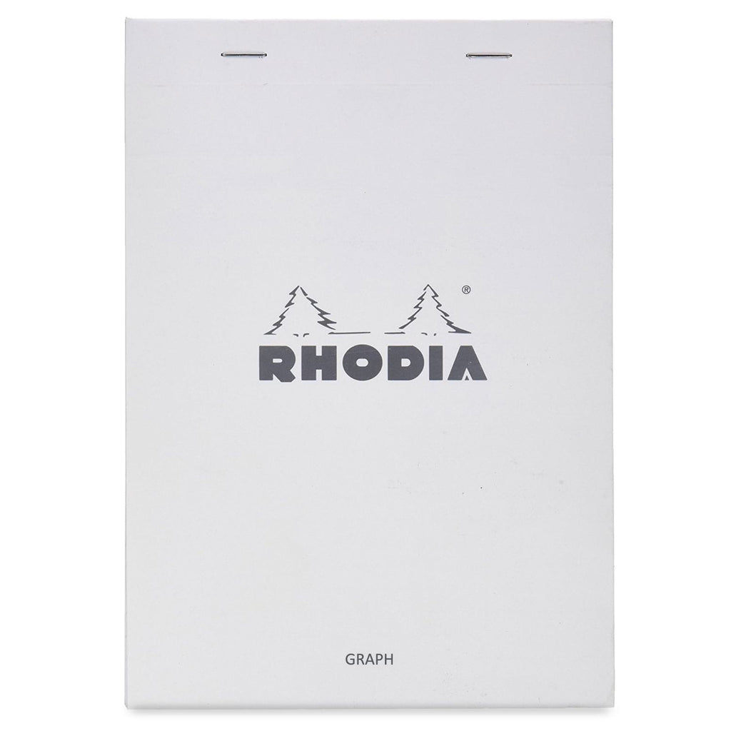 Rhodia Ice Staplebound Notepad - Graph 6" X 8-1/4" - Pen Boutique Ltd