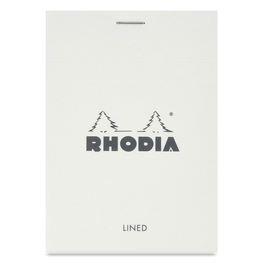 Rhodia Ice Staplebound Notepad-Lined 3-3/8" X 4-3/4