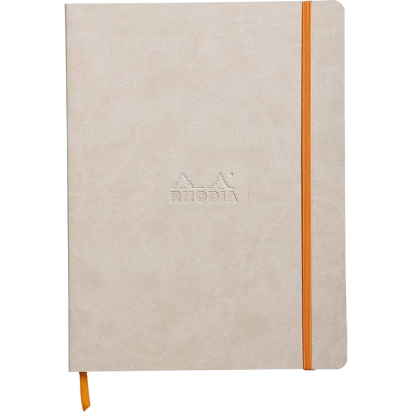 Rhodia Rhodiarama Notebook - Soft Cover - Beige - Dot Grid-Pen Boutique Ltd