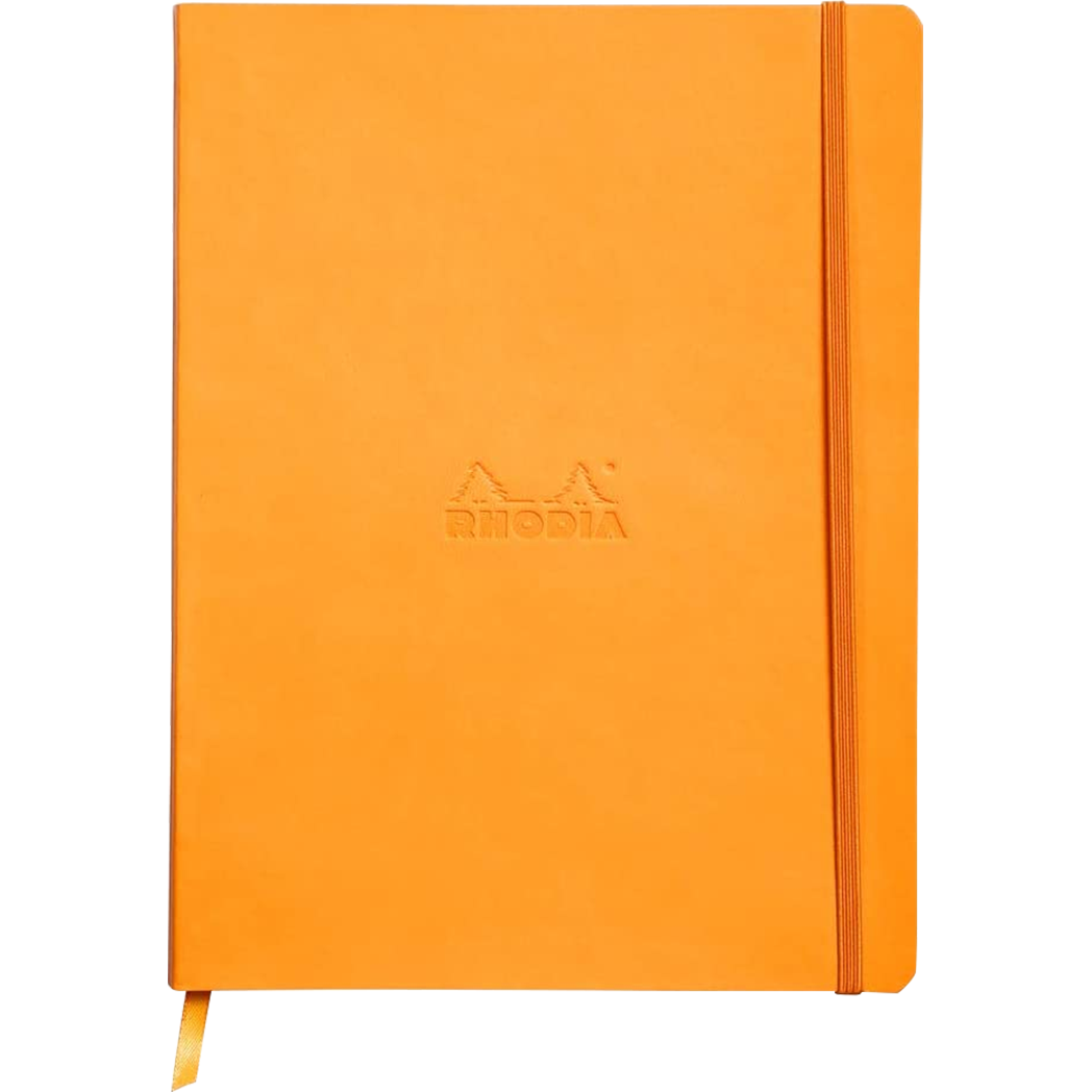 Rhodia Rhodiarama Notebook - Soft Cover - Orange - Lined-Pen Boutique Ltd