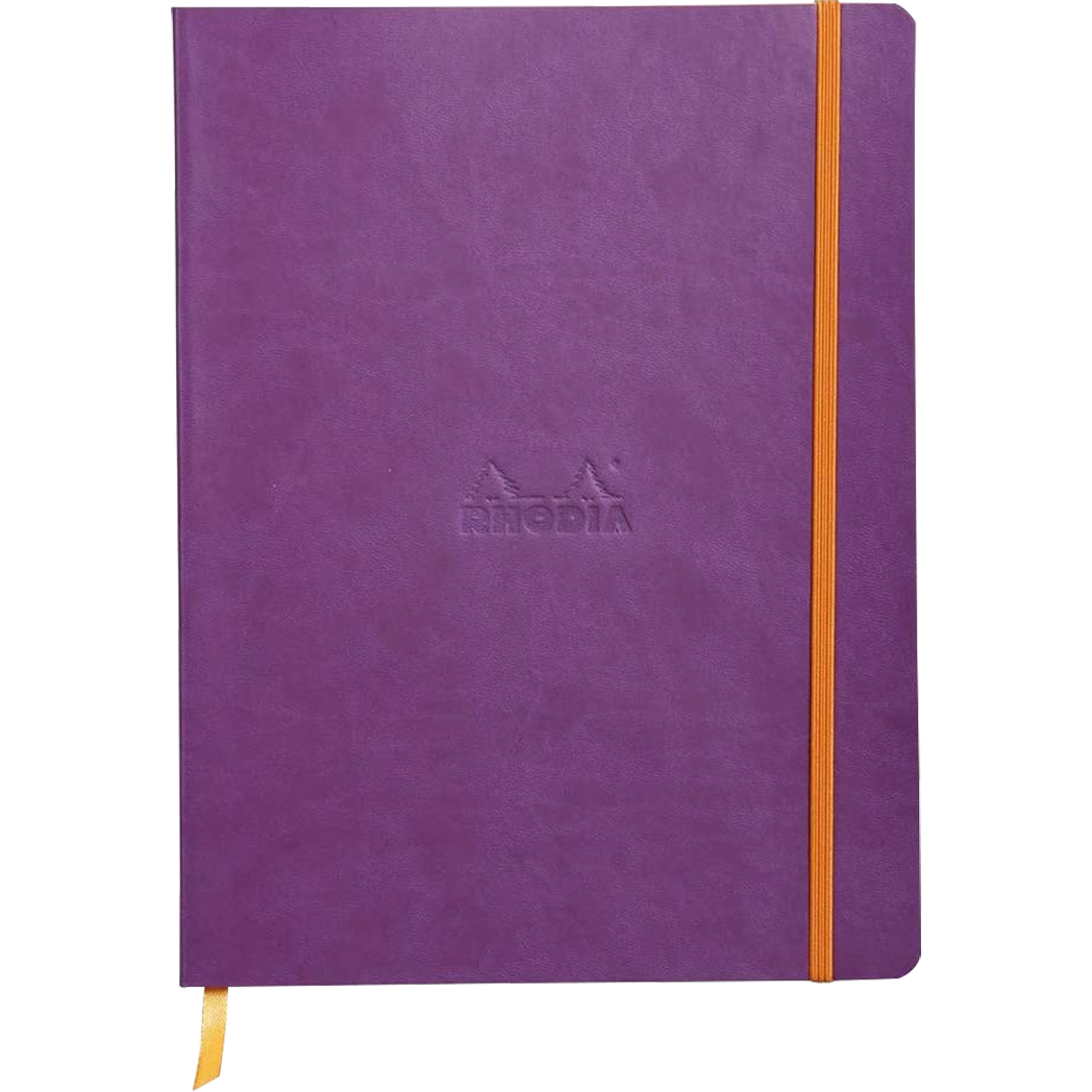 Rhodia Rhodiarama Notebook - Soft Cover - Purple - Lined-Pen Boutique Ltd