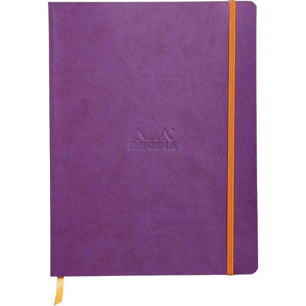 Rhodia Rhodiarama Notebook - Soft Cover - Purple - Lined-Pen Boutique Ltd