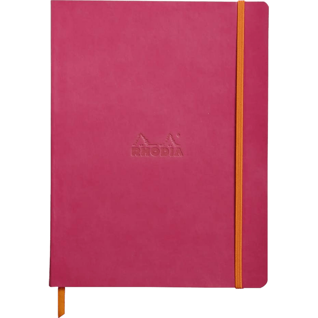 Rhodia Rhodiarama Notebook - Soft Cover - Raspberry - Lined - Pen Boutique Ltd