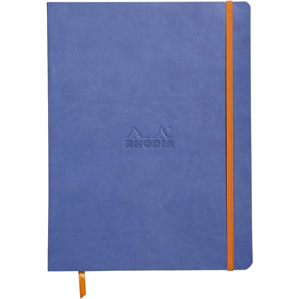Rhodia Rhodiarama Notebook - Soft Cover - Sapphire - Dot Grid-Pen Boutique Ltd
