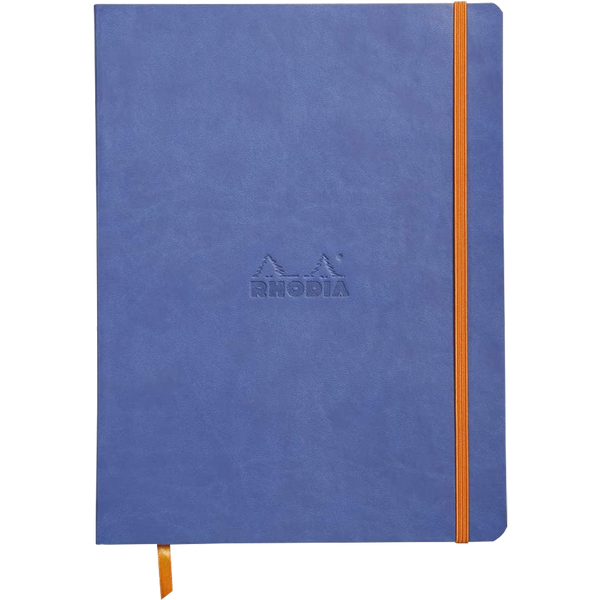 Rhodia Rhodiarama Notebook - Soft Cover - Sapphire - Dot Grid-Pen Boutique Ltd