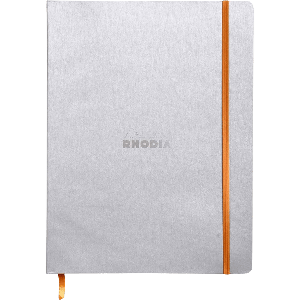 Rhodia Rhodiarama Notebook - Soft Cover - Silver - Lined - Pen Boutique Ltd