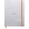 Rhodia Rhodiarama Notebook - Soft Cover - Silver - Lined-Pen Boutique Ltd