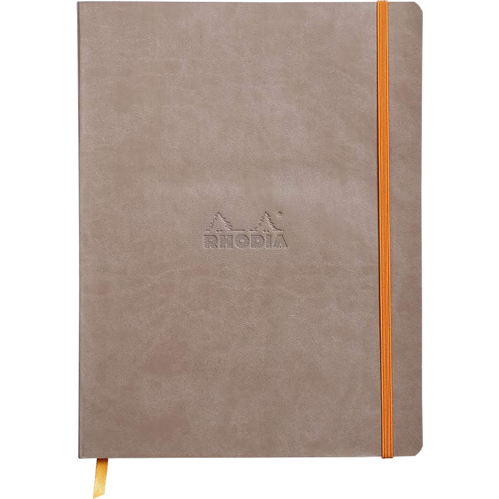 Rhodia Rhodiarama Notebook - Soft Cover - Taupe - Dot Grid-Pen Boutique Ltd