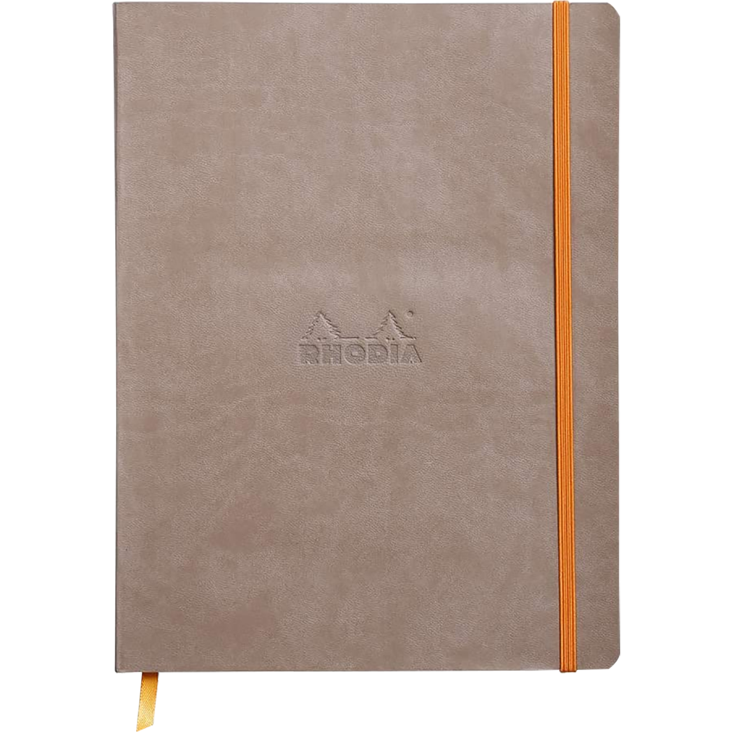 Rhodia Rhodiarama Notebook - Soft Cover - Taupe - Dot Grid-Pen Boutique Ltd