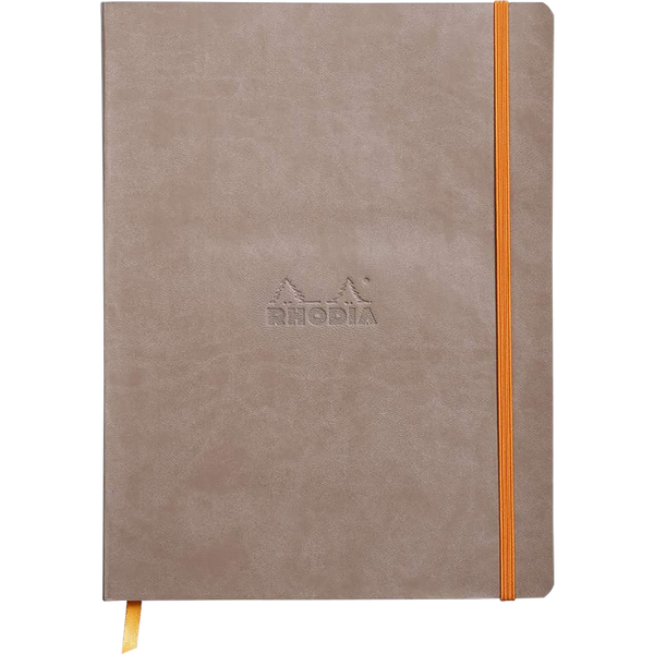 Rhodia Rhodiarama Notebook - Soft Cover - Taupe - Lined-Pen Boutique Ltd