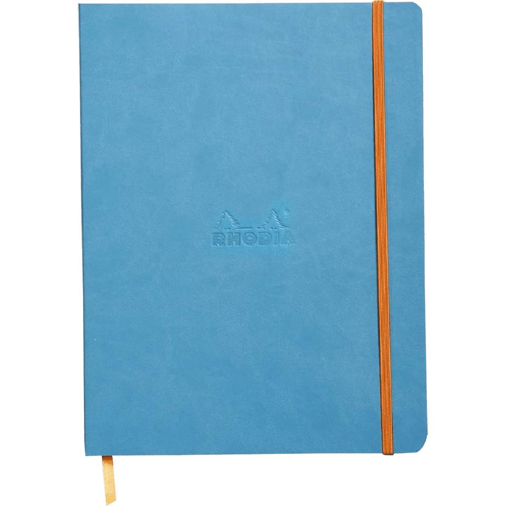 Rhodia Rhodiarama Notebook - Soft Cover - Turquoise - Dot Grid - Pen Boutique Ltd