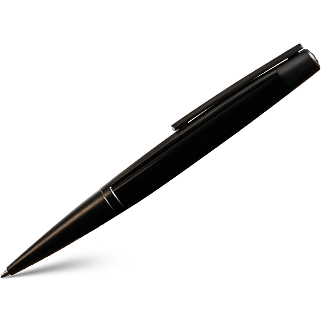 S T Dupont Defi Ballpoint Pen - Matte Black - Black Trim-Pen Boutique Ltd