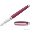 S T Dupont Liberte Fountain Pen - Firehead Guilloche - Amethyst-Pen Boutique Ltd