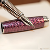 S T Dupont Liberte Fountain Pen - Firehead Guilloche - Amethyst-Pen Boutique Ltd