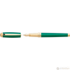 S T Dupont Liberte Fountain Pen - Firehead Guilloche - Emerald-Pen Boutique Ltd
