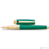 S T Dupont Liberte Fountain Pen - Firehead Guilloche - Emerald-Pen Boutique Ltd
