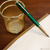 S T Dupont Liberte Fountain Pen - Firehead Guilloche - Emerald-Pen Boutique Ltd