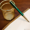 S T Dupont Liberte Fountain Pen - Firehead Guilloche - Emerald-Pen Boutique Ltd