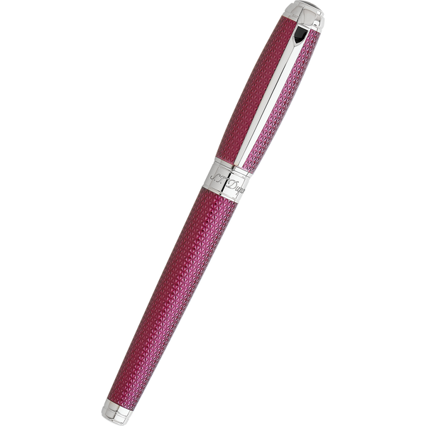 S T Dupont Liberte Rollerball Pen - Firehead Guilloche - Amethyst-Pen Boutique Ltd