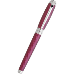 S T Dupont Liberte Rollerball Pen - Firehead Guilloche - Amethyst-Pen Boutique Ltd