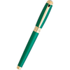 S T Dupont Liberte Rollerball Pen - Firehead Guilloche - Emerald-Pen Boutique Ltd