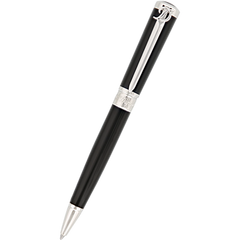 S T Dupont Line D Ballpoint Pen - Sword - Palladium Trim-Pen Boutique Ltd