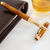 S T Dupont Line D Fountain Pen - Derby - Yellow Gold Trim-Pen Boutique Ltd