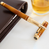 S T Dupont Line D Fountain Pen - Derby - Yellow Gold Trim-Pen Boutique Ltd